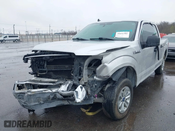 2019 Ford F-150 XL with VIN 1FTEW1CBXKFA20926, listed as a IAAI auction lot 41622704 with 100,440 mi miles and . Bid and sale history available at carsss.com. Image 6.