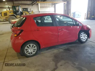 2015 Toyota Yaris L with VIN VNKKTUD35FA052164, listed as a Copart auction lot 48250045 with 104,203 mi miles and Salvage Title. Bid and sale history available at carsss.com. Image 3.