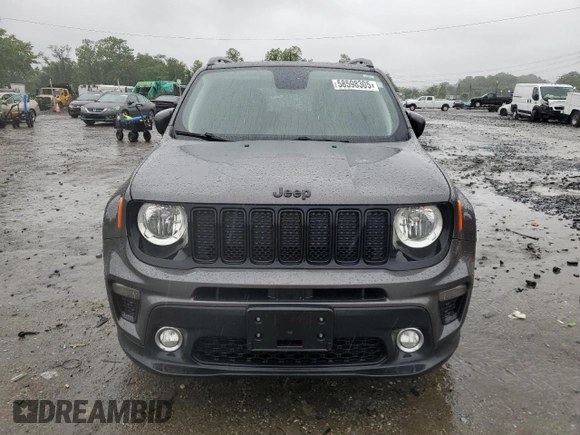 2019 Jeep Renegade Altitude with VIN ZACNJBB11KPK30872, listed as a Copart auction lot 58598305 with 87,474 mi miles and Salvage title. Bid and sale history available at DreamBid. Image 5.