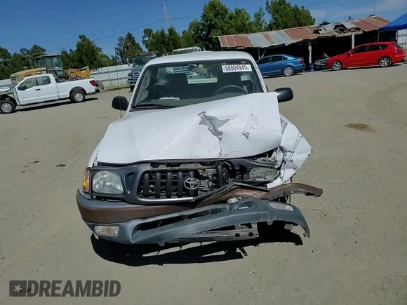2002 Toyota Tacoma with VIN 5TENL42N22Z097170, listed as a Copart auction lot 58804945 with 103,290 mi miles and Salvage title. Bid and sale history available at DreamBid. Image 13.