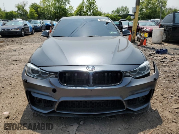 2014 BMW 3 Series 335i xDrive with VIN WBA3B9G59ENR91901, listed as a Copart auction lot 59386295 with 109,995 mi miles and Salvage title. Bid and sale history available at DreamBid. Image 5.
