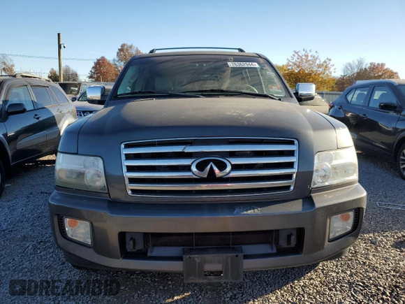 2005 Infiniti QX56 with VIN 5N3AA08C65N810746, listed as a Copart auction lot 76362944 with 0 mi miles and Clean Title. Bid and sale history available at carsss.com. Image 5.