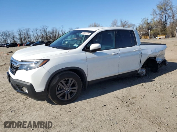 2020 Honda Ridgeline Sport with VIN 5FPYK3F12LB022710, listed as a Copart auction lot 50885175 with 52,412 mi miles and Salvage title. Bid and sale history available at DreamBid. Image 1.