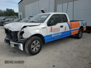 2017 Ford F-150 XL with VIN 1FTEX1CF0HKE54952, listed as a Copart auction lot 41434955 with 181,807 mi miles and Salvage Title. Bid and sale history available at carsss.com. Image 1.