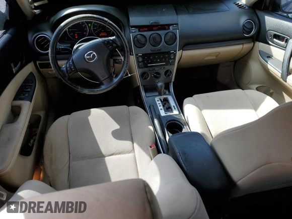 2008 Mazda 6 i Sport VE with VIN 1YVHP80C085M46018, listed as a Copart auction lot 52190595 with 169,729 mi miles and Salvage Title. Bid and sale history available at carsss.com. Image 8.