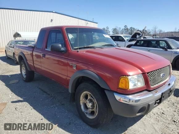 2002 Ford Ranger XL Fleet with VIN 1FTZR45E12TA11258, listed as a Copart auction lot 46797715 with 219,473 mi miles and Salvage Title. Bid and sale history available at DreamBid. Image 4.