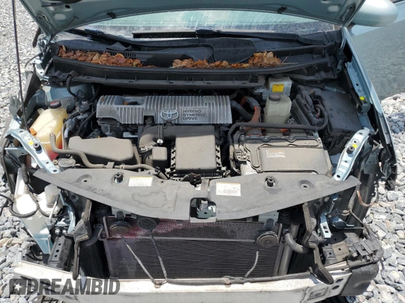 2016 Toyota Prius Two z VIN JTDZN3EU8GJ047304, wystawiony jako Copart lot #58727465 z przebiegiem 113 403 mil mil oraz Szkoda całkowita • Salvage title. Historia ofert i sprzedaży dostępna na DreamBid. Obrazek 11.