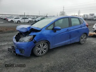 2015 Honda Fit EX-L with VIN 3HGGK5H88FM762256, listed as a Copart auction lot 46438325 with Not Provided miles and Salvage Title. Bid and sale history available at DreamBid. Image 1.