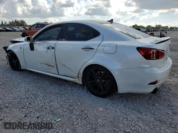 2012 Lexus IS 250 with VIN JTHBF5C27C2103103, listed as a Copart auction lot 61854135 with 170,924 mi miles and Salvage title. Bid and sale history available at DreamBid. Image 2.