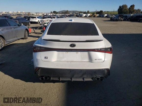 2023 Lexus IS with VIN JTHAP1D28P5003371, listed as a Copart auction lot 41433395 with 30,262 mi miles and Salvage Title. Bid and sale history available at carsss.com. Image 6.