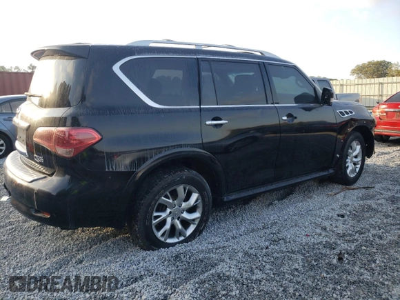 2013 Infiniti QX56 8-passenger with VIN JN8AZ2ND7D9730267, listed as a Copart auction lot 76042814 with 166,620 mi miles and Clean Title. Bid and sale history available at carsss.com. Image 3.
