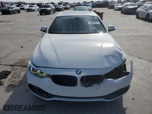 2018 BMW 4 Series 440i with VIN WBA4J5C51JBF07823, listed as a Copart auction lot 44127705 with 64,875 mi miles and Salvage Title. Bid and sale history available at DreamBid. Image 5.