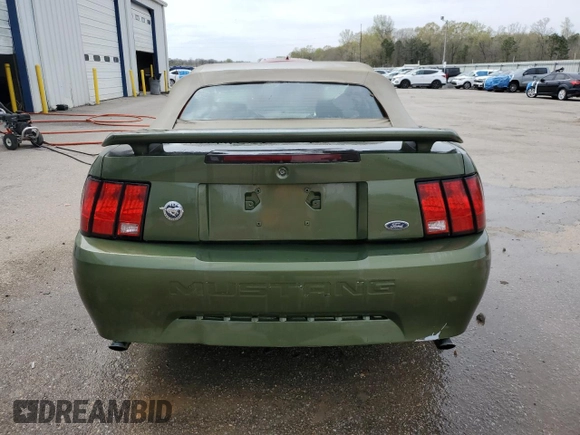 2004 Ford Mustang Deluxe with VIN 1FAFP44694F133635, listed as a Copart auction lot 50216915 with 0 mi miles and Salvage Title. Bid and sale history available at carsss.com. Image 6.