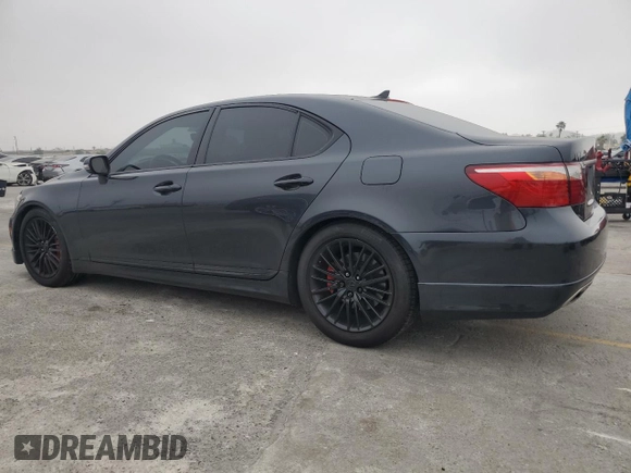2010 Lexus LS 460 with VIN JTHBL5EF6A5097444, listed as a Copart auction lot 60158115 with 165,130 mi miles and Salvage title. Bid and sale history available at DreamBid. Image 2.