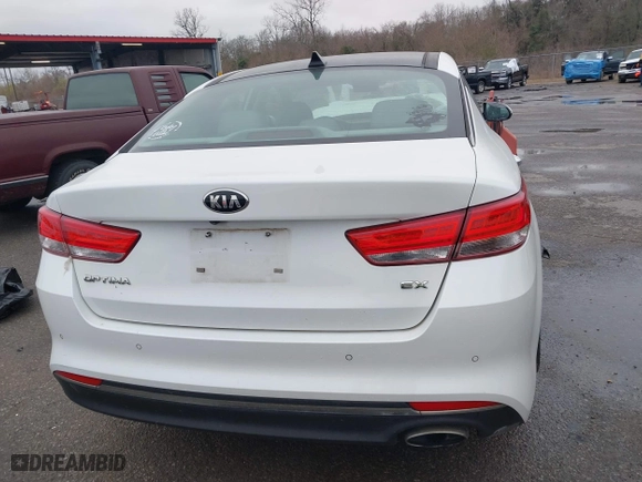 2016 Kia Optima EX with VIN 5XXGU4L30GG120518, listed as a IAAI auction lot 41602190 with 116,268 mi miles. Bid and sale history available at carsss.com. Image 16.
