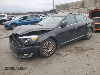 2014 Kia Cadenza Premium with VIN KNALN4D71E5124055, listed as a Copart auction lot 80391974 with 54,363 mi miles and Salvage Title. Bid and sale history available at carsss.com. Image 1.