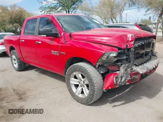 2014 Ram 1500 Big Horn with VIN 1C6RR6LT2ES408590, listed as a IAAI auction lot 42574378 with 129,601 mi miles and . Bid and sale history available at DreamBid. Image 1.