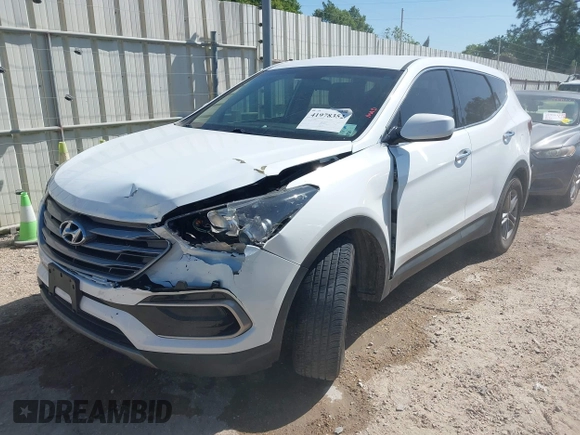 2017 Hyundai Santa Fe Sport 2.4L with VIN 5NMZT3LB4HH032913, listed as a IAAI auction lot 41978352 with 92,801 mi miles. Bid and sale history available at carsss.com. Image 2.