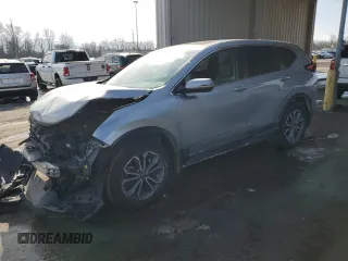 2021 Honda CR-V EX-L with VIN 2HKRW2H83MH664510, listed as a Copart auction lot 46502225 with 117,917 mi miles and Salvage Title. Bid and sale history available at carsss.com. Image 1.