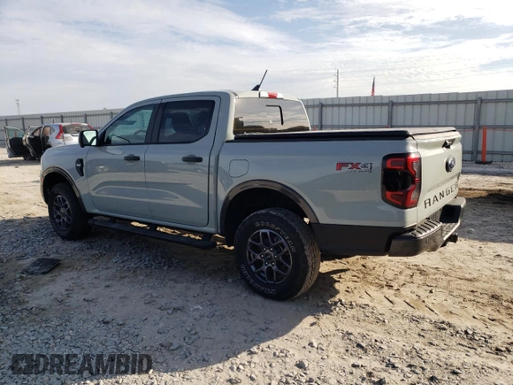 2024 Ford Ranger XLT with VIN 1FTER4HH0RLE09110, listed as a Copart auction lot 42250995 with 11,956 mi miles and Salvage Title. Bid and sale history available at carsss.com. Image 2.