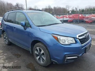 2018 Subaru Forester Limited with VIN JF2SJAJC4JH525104, listed as a IAAI auction lot 42018479 with 97,843 mi miles. Bid and sale history available at carsss.com. Image 1.