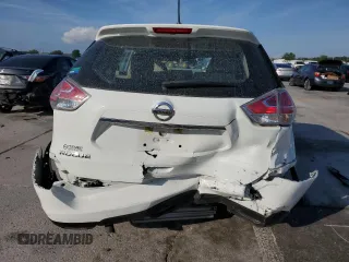 2016 Nissan Rogue S with VIN KNMAT2MT6GP595644, listed as a Copart auction lot 54552665 with 48,004 mi miles and Salvage Title. Bid and sale history available at carsss.com. Image 6.