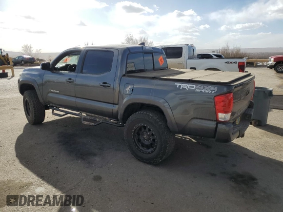 2016 Toyota Tacoma SR with VIN 3TMCZ5AN0GM008035, listed as a Copart auction lot 45102915 with 160,106 mi miles and Salvage Title. Bid and sale history available at carsss.com. Image 2.