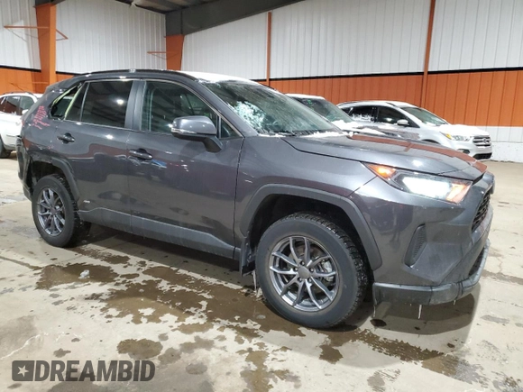 2024 Toyota RAV4 Hybrid XLE Premium with VIN 2T3BWRFV4RW189355, listed as a Copart auction lot 85818624 with 32,504 mi miles and Salvage Title. Bid and sale history available at DreamBid. Image 4.