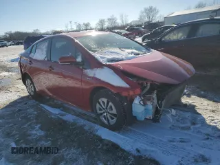 2016 Toyota Prius Four with VIN JTDKARFU5G3502208, listed as a Copart auction lot 45203845 with 135,896 mi miles and Salvage Title. Bid and sale history available at carsss.com. Image 4.