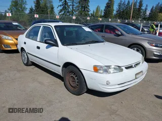 2000 Toyota Corolla VE с VIN 1NXBR12E1YZ394878, выставлен на аукционе IAAI как лот 42083947 с пробегом 207 808 миль миль и . История ставок и продаж доступна на DreamBid. Изображение 1.