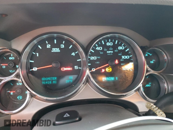 2014 Chevrolet Silverado 3500HD LT with VIN 1GC4K0C87EF148177, listed as a Copart auction lot 43782855 with 91,418 mi miles and Salvage Title. Bid and sale history available at carsss.com. Image 9.