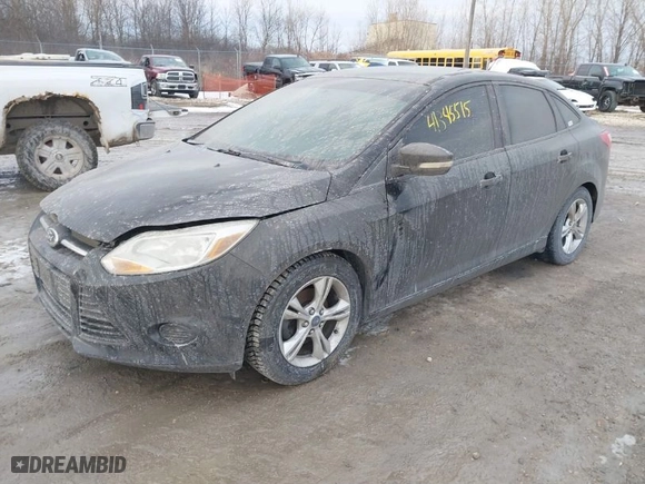 2014 Ford Focus SE with VIN 1FADP3F21EL191012, listed as a IAAI auction lot 41345515 with NaN miles. Bid and sale history available at carsss.com. Image 2.