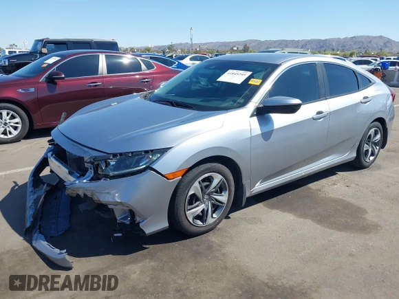 2021 Honda Civic Sedan LX with VIN 2HGFC2F69MH514408, listed as a IAAI auction lot 41845295 with 44,126 mi miles. Bid and sale history available at carsss.com. Image 2.