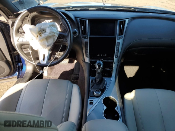 2018 Infiniti Q60 Luxe with VIN JN1EV7EL5JM391677, listed as a Copart auction lot 68999702 with 85,884 mi miles and . Bid and sale history available at DreamBid. Image 8.