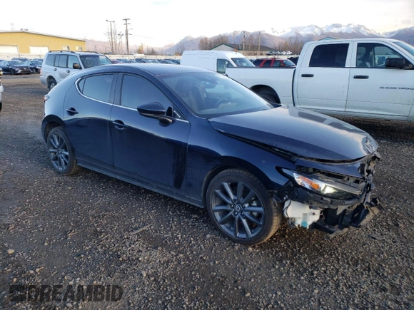 2022 Mazda Mazda3 Hatchback with VIN JM1BPALM2L1158704, listed as a Copart auction lot 75739504 with 79,588 mi miles and Salvage Title. Bid and sale history available at carsss.com. Image 4.