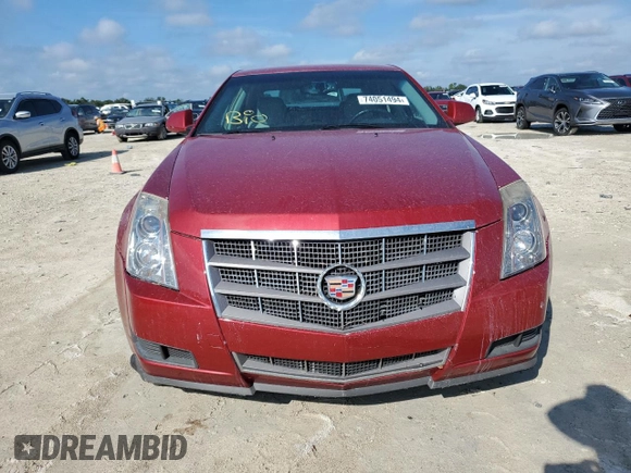 2009 Cadillac CTS RWD w/1SA with VIN 1G6DF577190154488, listed as a Copart auction lot 74051494 with 0 mi miles and Non Repairable. Bid and sale history available at carsss.com. Image 5.