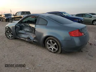 2005 Infiniti G35 Coupe with VIN JNKCV54E55M405903, listed as a Copart auction lot 82197764 with 0 mi miles and Salvage Title. Bid and sale history available at carsss.com. Image 2.