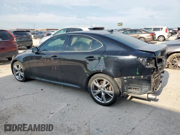 2010 Lexus IS 250 z VIN JTHBF5C28A2097597, wystawiony jako Copart lot #55614765 z przebiegiem 119 166 mil mil oraz Szkoda całkowita • Salvage title. Historia ofert i sprzedaży dostępna na DreamBid. Obrazek 2.