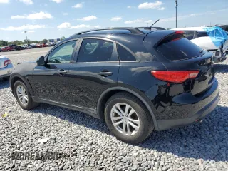 2016 Infiniti QX70 with VIN JN8CS1MWXGM400456, listed as a Copart auction lot 61276945 with 87,040 mi miles and Clean title. Bid and sale history available at DreamBid. Image 2.