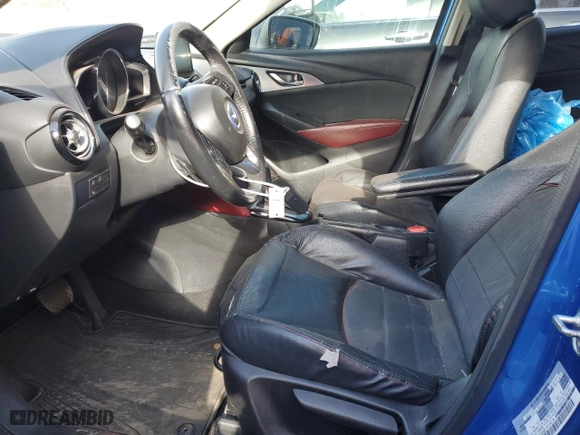 2017 Mazda CX-3 Grand Touring with VIN JM1DKFD75H0162465, listed as a Copart auction lot 47078635 with 88,689 mi miles and Salvage Title. Bid and sale history available at carsss.com. Image 7.