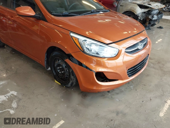 2015 Hyundai Accent GS with VIN KMHCT5AE6FU211955, listed as a IAAI auction lot 41610857 with 106,497 mi miles. Bid and sale history available at carsss.com. Image 20.