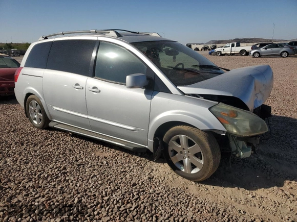 2004 Nissan Quest SE with VIN 5N1BV28U24N322737, listed as a Copart auction lot 78308304 with 137,991 mi miles and Salvage Title. Bid and sale history available at carsss.com. Image 4.