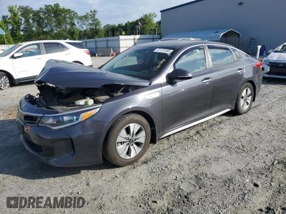 2017 Kia Optima with VIN KNAGT4LE3H5009100, listed as a Copart auction lot 61131385 with 46,381 mi miles and Salvage title. Bid and sale history available at DreamBid. Image 1.