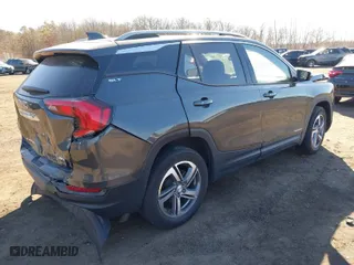 2020 GMC Terrain SLT with VIN 3GKALVEV8LL243418, listed as a IAAI auction lot 41641957 with 53,901 mi miles. Bid and sale history available at carsss.com. Image 4.