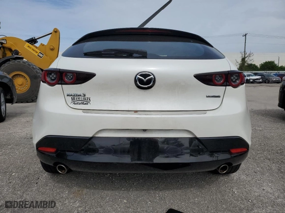2019 Mazda Mazda3 Hatchback w/Premium Pkg with VIN JM1BPANM9K1140714, listed as a Copart auction lot 59354304 with 0 mi miles and Non Repairable. Bid and sale history available at carsss.com. Image 6.