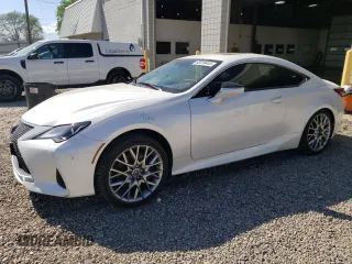 2019 Lexus RC with VIN JTHS85BC9K5004980, listed as a Copart auction lot 53319444 with 58,474 mi miles and Salvage Title. Bid and sale history available at carsss.com. Image 1.