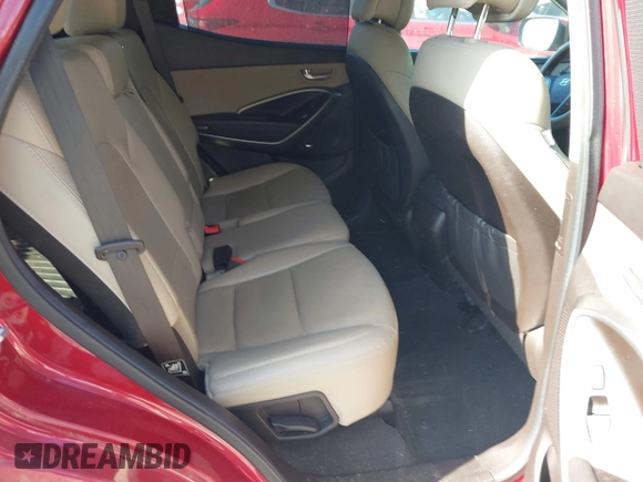 2017 Hyundai Santa Fe 2.4L with VIN 5XYZUDLBXHG397691, listed as a IAAI auction lot 42687035 with 115,563 mi miles and . Bid and sale history available at DreamBid. Image 8.