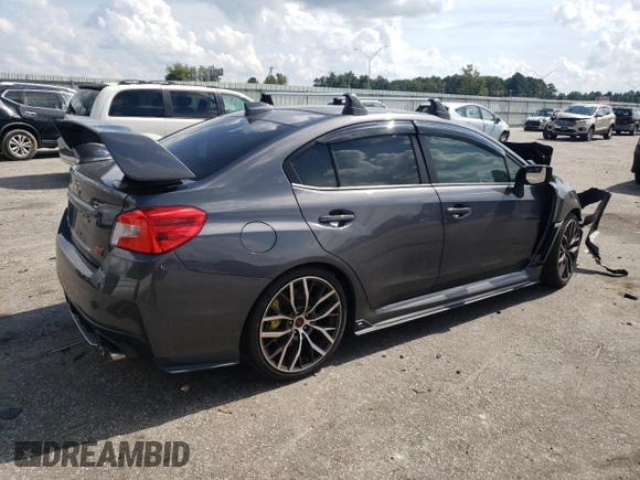 2020 Subaru WRX STI Limited with VIN JF1VA2Y67L9809671, listed as a Copart auction lot 72798394 with 36,123 mi miles and Salvage Title. Bid and sale history available at carsss.com. Image 3.