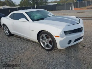 2012 Chevrolet Camaro 2LT with VIN 2G1FG1E37C9112490, listed as a IAAI auction lot 41905206 with 138,886 mi miles. Bid and sale history available at carsss.com. Image 1.