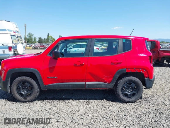 2017 Jeep Renegade Sport z VIN ZACCJBAB8HPG03001, wystawiony jako IAAI lot #42058209 z przebiegiem 80 655 mil mil oraz . Historia ofert i sprzedaży dostępna na DreamBid. Obrazek 15.